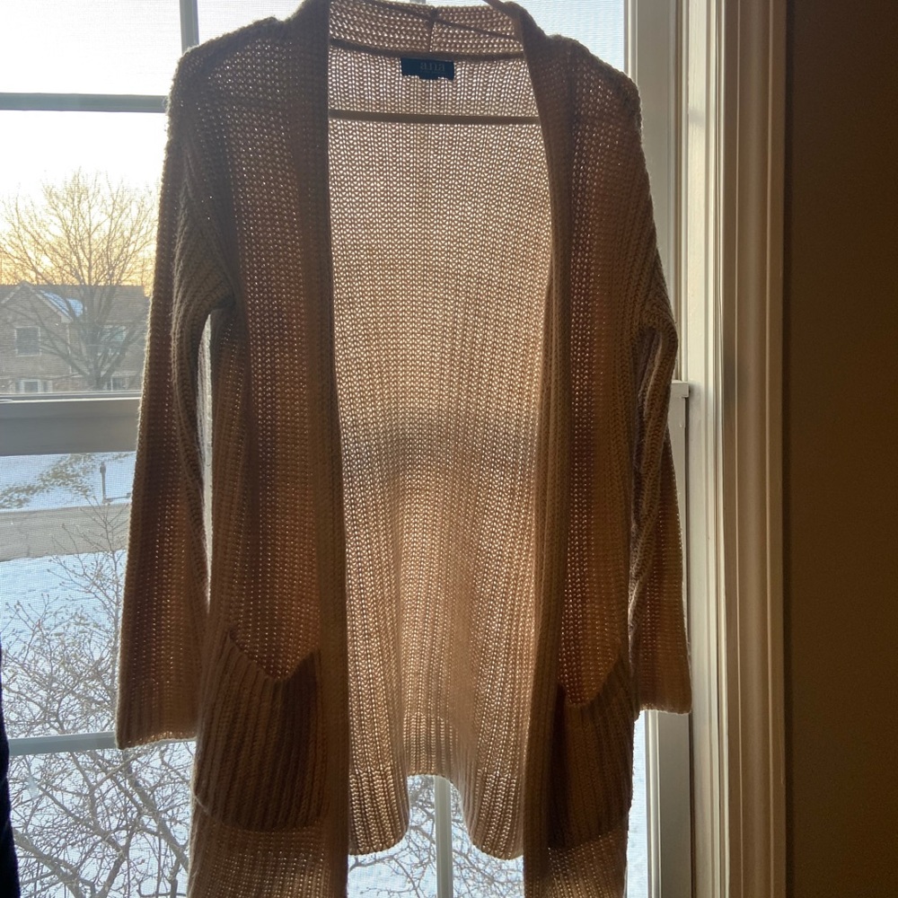 Ana Tan Cardigan w/ Pockets